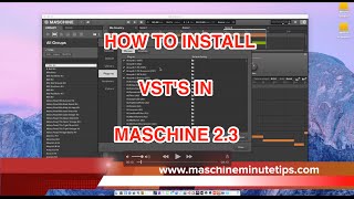 How To Install VST Plugins In Maschine 23 [upl. by Arsuy750]