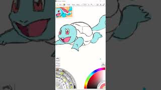 TUTORIAL  Como Desenhar o Squirtle  ArtRage artrage desenhodigital pokemon [upl. by Worra]