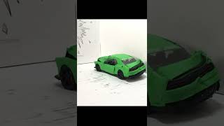 Dodge Unbelievable Crash Test Plasticine clay cars [upl. by Einhapets]