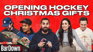 OPENING THE BEST CHRISTMAS GIFTS FOR HOCKEY FANS 2022 [upl. by Amato]