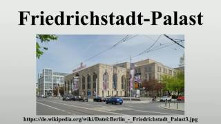 FriedrichstadtPalast [upl. by Jerrine578]