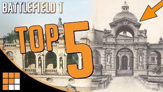 Top 5 The Best Historical Maps of Battlefield 1 [upl. by Morlee]