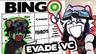 WE DID VOICE CHAT BINGO IN EVADE VC feat TomaTime [upl. by Alliscirp702]