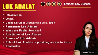 Lok Adalat  Origin  Powers  Jurisdiction  Public Services  Advantage  Role  Public Services [upl. by Hailahk]