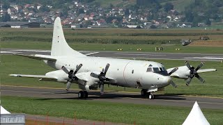 AIRPOWER 24  German Navy P3C Orion 6003 landing at Zeltweg Air Base [upl. by Carol-Jean]