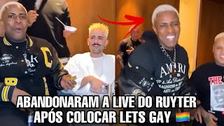 MC RYAN SP e MC IG reagindo a LETS GO versão 🏳️‍🌈 AO VIVO e DEU RUIM… [upl. by Cogan829]