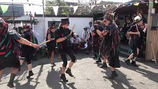 Styx of Stroud Border Morris dance ‘Just as the Tide was AFlowing’ at Bromyard Folk Festival 2023 [upl. by Yarazed]