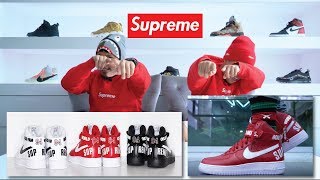 Episode 37  Unboxing Nike Air Force 1 High Supreme Red [upl. by Pantheas]