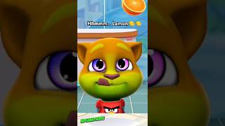 Mmh lemon 🍋🔥challenge talkingtom funny shorts [upl. by Zsolway]