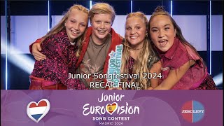 Junior Songfestival LIVE SHOW RECAP  JESC 2024 [upl. by Elatsyrk]