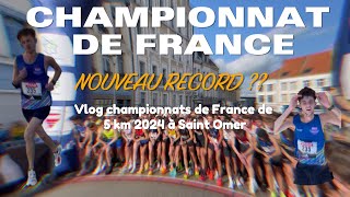 CHAMPIONNAT DE FRANCE DE 5KM A SAINT OMER  RECORD PERSO [upl. by Tudor]