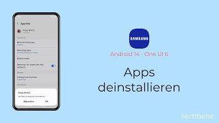 Apps deinstallieren  Samsung Android 14  One UI 6 [upl. by Jefferson]