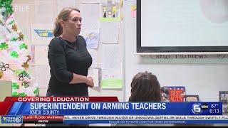 Knox County Schools Superintendent on Arming Teachers [upl. by Harak663]