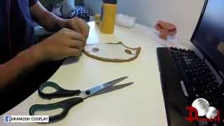 Worbla Tutorial  How to make a shoulder armor Part 2 [upl. by Sucramaj795]