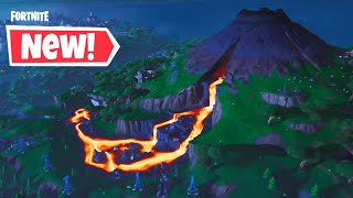 Fortnite Chapter 4 Season 2 New Earthquakes 2 Stages Volcano 😨 [upl. by Iznek]