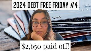 Debt Free Friday Week 5  618 in credit card payments  Debt Payoff  113000 Debt [upl. by Dona]