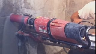 Hilti DD350 KOMPLETTE KERNBOHRUNG online VIDEO HD [upl. by Leziar]