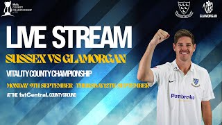 Sussex vs Glamorgan Live🔴  Vitality County Championship  Day One [upl. by Silda51]