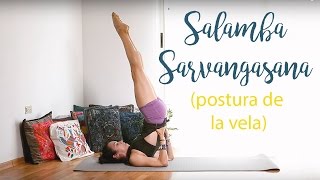 Tutorial SALAMBA SARVANGASANA postura de la vela  Brenda Yoga [upl. by Hashimoto]