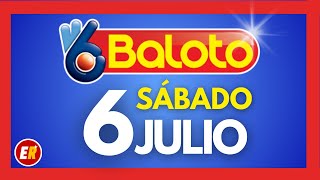 Resultado BALOTO REVANCHA sábado 6 de julio de 2024 ✅ [upl. by Elna]