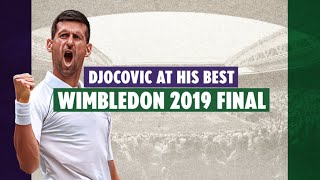 Wimbledon 2023  Djokovic at His Best in the Wimbledon 2019 Final [upl. by Merrile]