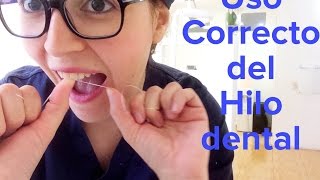 Uso correcto del hilo dental [upl. by Cris459]