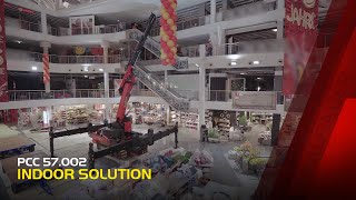 PALFINGER Crawler Crane  PCC 57002 Indoor Application [upl. by Yraeg963]