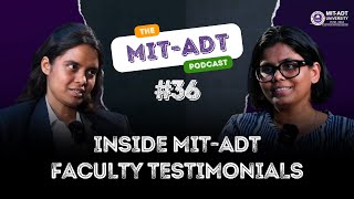 🎙️ MITADT Podcast  Faculty Testimonial  Ar Avantika Nair  MITSOA MITADT University [upl. by Ainezey]