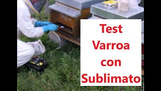 Test Varroa con Sublimato Acido Ossalico  Controllo della covata e delle scorte [upl. by Noimad]