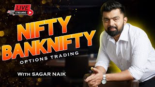 Live trading Banknifty nifty Options  Nifty Prediction Live SagarNaikWS [upl. by Bagger]