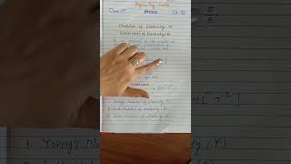 Modulus of Elasticity class11 physics elasticity [upl. by Oijres]