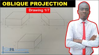 Oblique Drawing Tutorial For Technical amp Engineering Drawing Student Oblique Box Drawing Tutorial [upl. by Bencion]