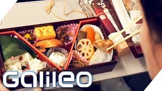 Ekiben  Japanisches Luxusreisefood  Galileo  ProSieben [upl. by Sension]