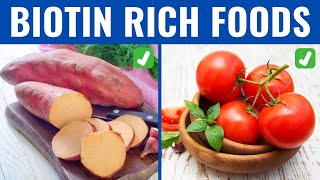 14 BIOTIN RICH FOODS You Should Include In Your Meal [upl. by Enilauqcaj]