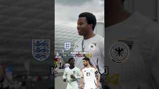 BELLINGHAM or MUSIALA 🥵 ENGLAND v GERMANY Euros football challenge shorts [upl. by Ellenar55]