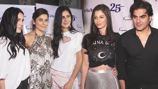 Katrina Kaif Isabelle Arbaaz With Girlfriend At Yasmin Karachiwala 25 Years Of Fitness Training [upl. by Borchert]