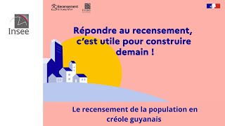 Le recensement en ligne guyane 2025 [upl. by Ecinaj]