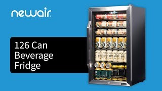 126 Can Beverage Fridge  NewAir AB1200X [upl. by Enilatan399]