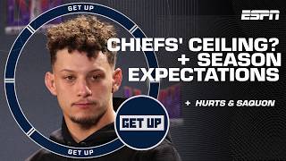 Mahomes MAKES A WAY OUT OF NO WAY  RC on Chiefs season expectations  Get Up [upl. by Nilyad]