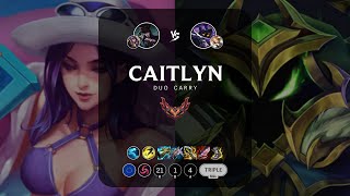 Caitlyn ADC vs Veigar  EUW Grandmaster Patch 147 [upl. by Drue]