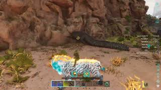 Taming A Deinosuchus In ARK Survival Ascended [upl. by Gunar]