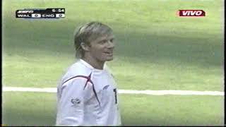 90 Gales vs Inglaterra Eliminatorias Alemania 2006 [upl. by Ardnuaet]