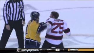 Cam Janssen vs Brian McGrattan Oct 15 2011 [upl. by Atelokin]