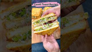 Lentil Toast Recipe  Sandwich Recipe  Breakfast Recipe  Snack Recipe  Cooking CH [upl. by Henebry]