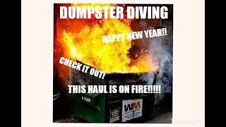 DUMPSTER DIVING  NEW YEARS TRASH HAUL WE FILLED THE CAR UP PART 1 [upl. by Laughton]