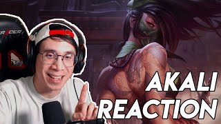 Arcane fan reacts to AKALI Voicelines Skins amp Story  League of Legends [upl. by Aklam822]