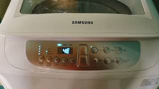 4E error on Samsung wobble technology top load washer [upl. by Hatty343]