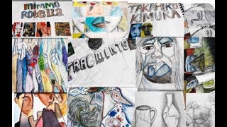 GCSE year 11 art sketchbook  Fragments work  Creative Nirmal [upl. by Grider]