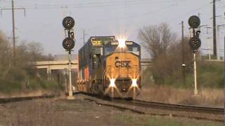 CSX Q191 at Plymouth Township PA [upl. by Marjy]