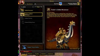 Carnagias How To Buy WoW TWW Patch 1105 New AH Mount Traders Gilded Brutosaur WoW Token Macro NOW [upl. by Selokcin903]